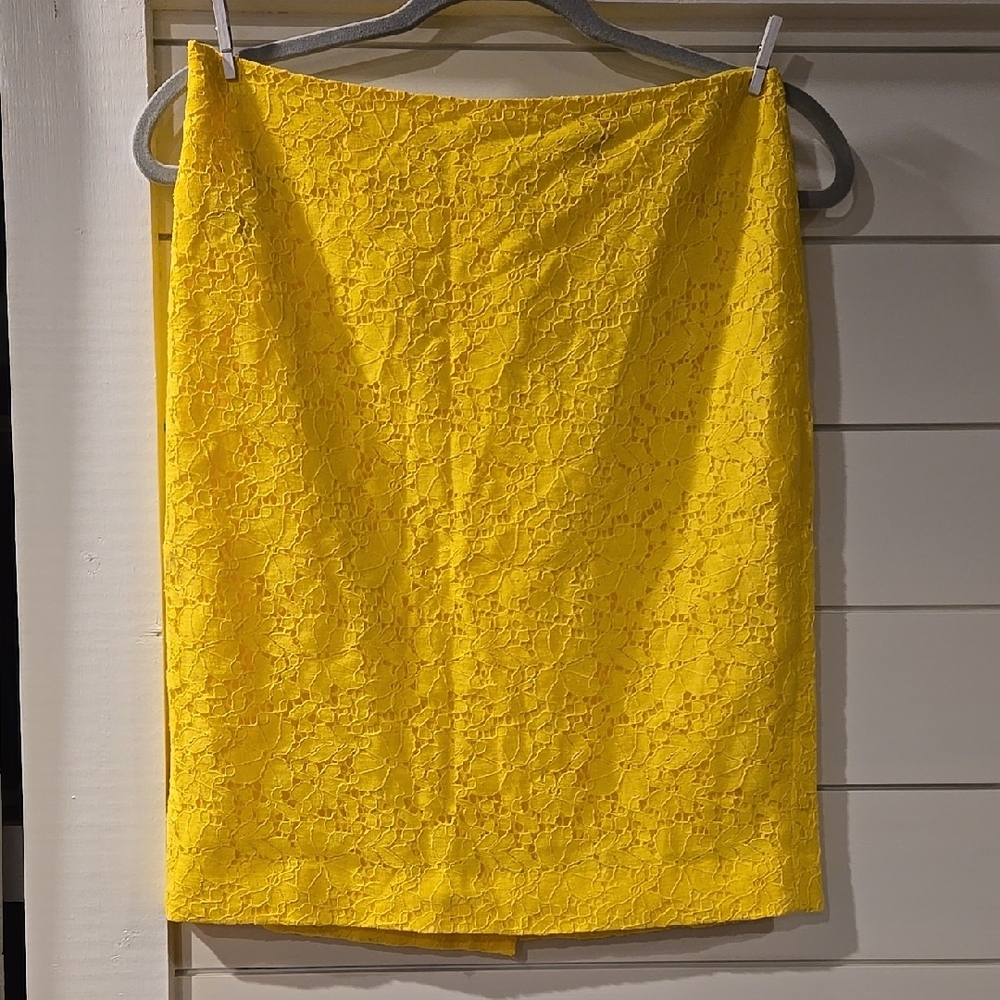 Yellow Lace Skirt